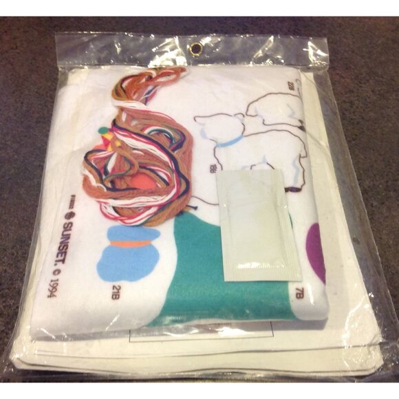 Sunset 18034 Stocking Felt Applique Three Wise Bears Size 15 " Christmas - Picture 3 of 3